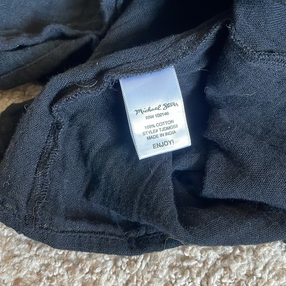 Michael Stars gauze v-neck ruffle top - Picture 5 of 6